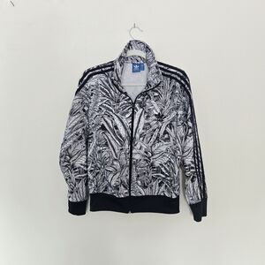 Adidas Originals Florera FARM Firebird Track Jacket Navy and White | Large